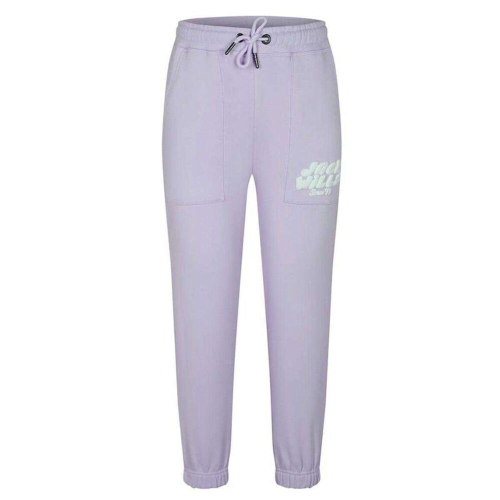Jack Wills Girls Logo Regular Joggers / Lilac
